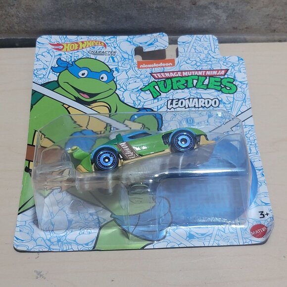 Hot Wheels Teenage Mutant Ninja Turtles Leonardo Character Car 2020 - Picture 5 of 9